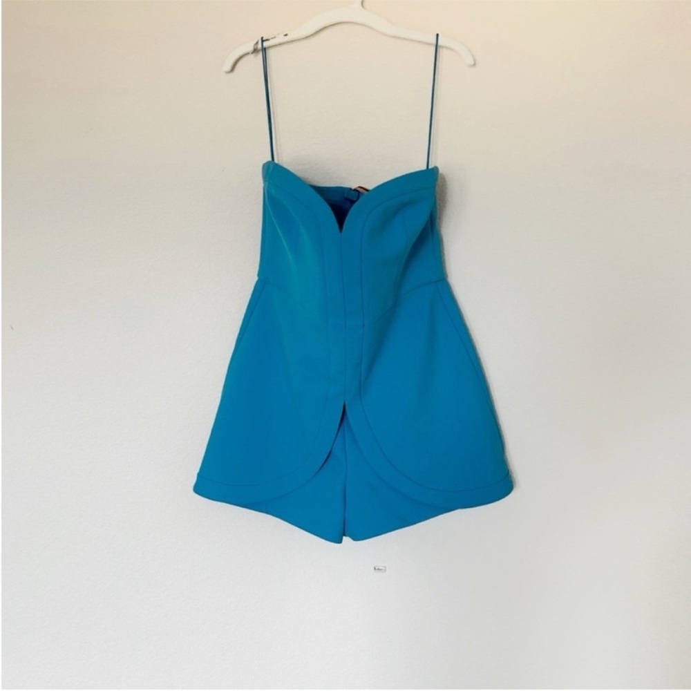NWT Alexis Rare Romper Electric Blue - Picture 4 of 11